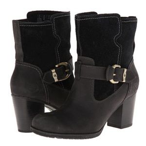 Timberland Heeled Black Boots